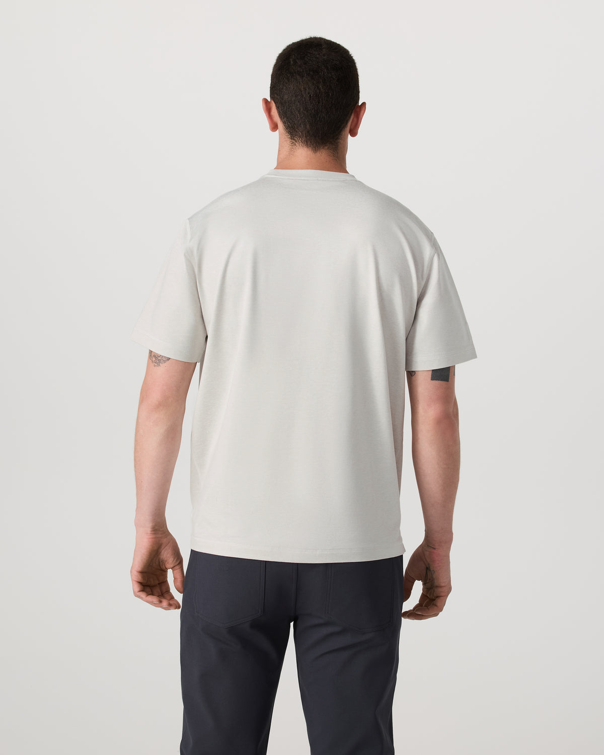 Men's Short Sleeve Ponto Tee - Relaxed Salt Heather | Vuori discount