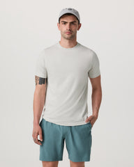 Men's Short Sleeve Ponto Performance Tee Salt Heather | Vuori outlet