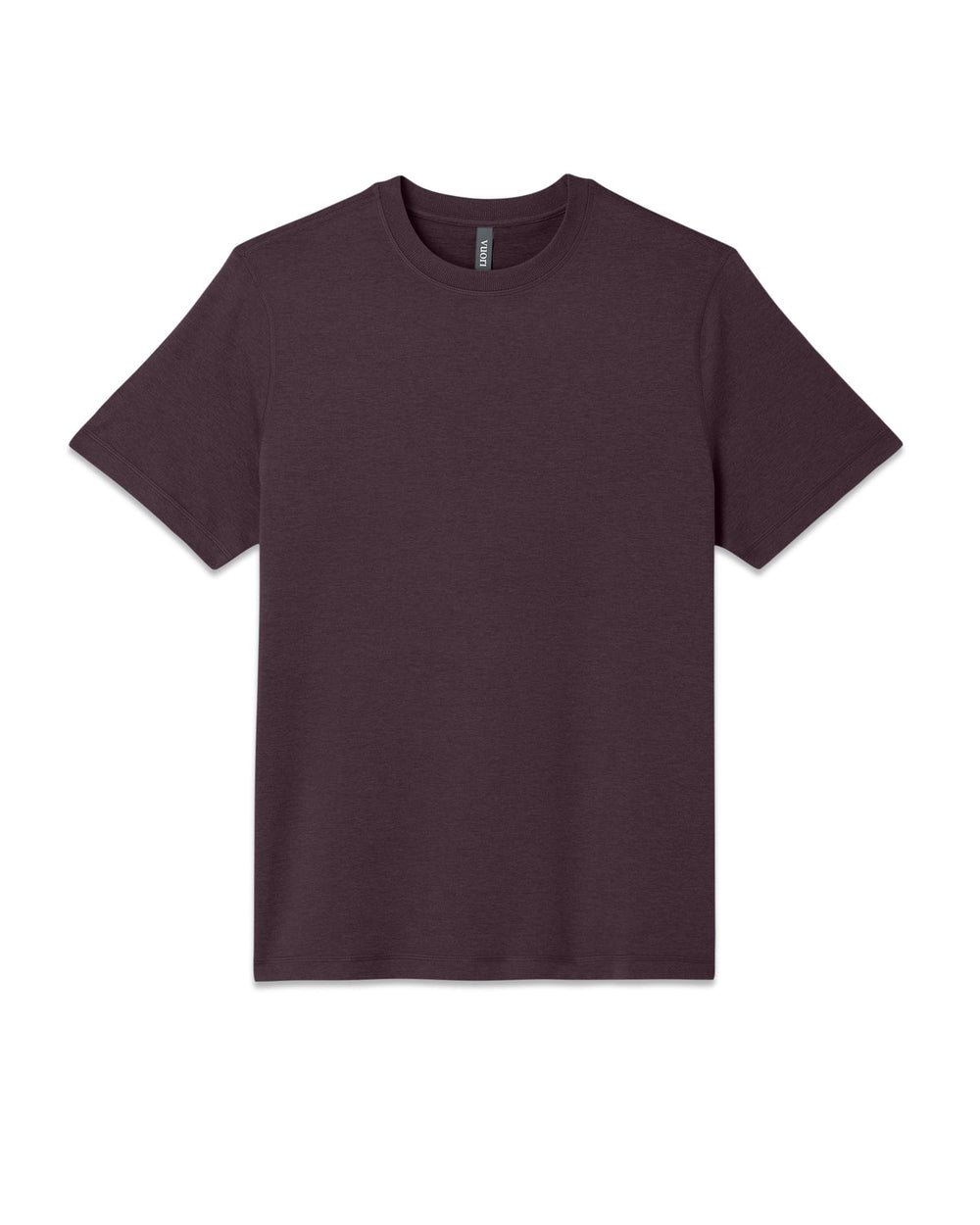 Men's Short Sleeve Ponto Performance Tee Raisin Heather | Vuori shop