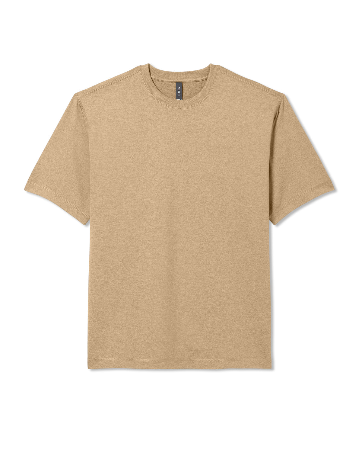 Men's Short Sleeve Ponto Tee - Relaxed Sungold Heather | Vuori sale