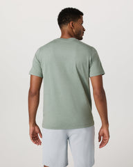 Men's Short Sleeve Ponto Performance Tee Thyme Heather | Vuori onsale