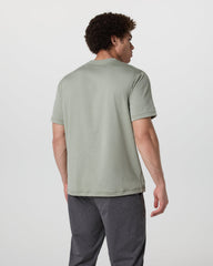 Short Sleeve Ponto Tee - Relaxed Fit Agave Green Heather | Vuori outlet