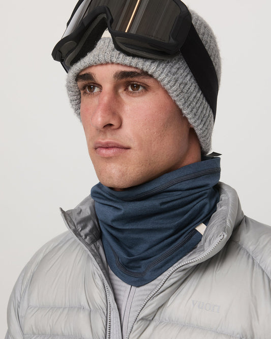 DreamKnit Neck Gaiter Azure Heather Gaiter | Vuori onsale