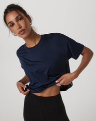 Energy Tee Women's Blue Coast Oversized Tee Shirt | Vuori for sale